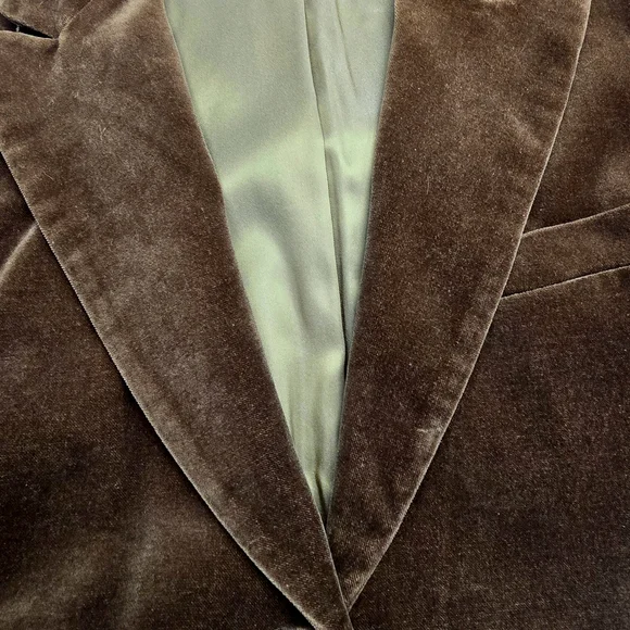Theory Brown Velvet Women's Blazer. Size L. EUC! - Picture 6 of 7